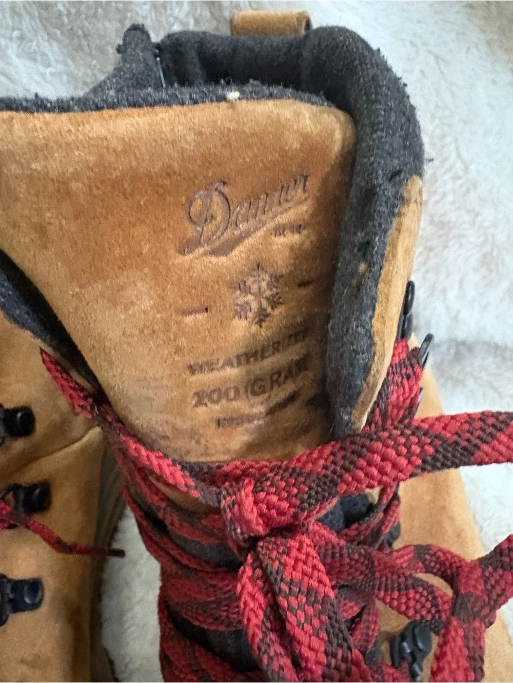 Men’s Danner Artic 600 Side Zip Hiking Boots 200 G 9.5 EE Brown Red